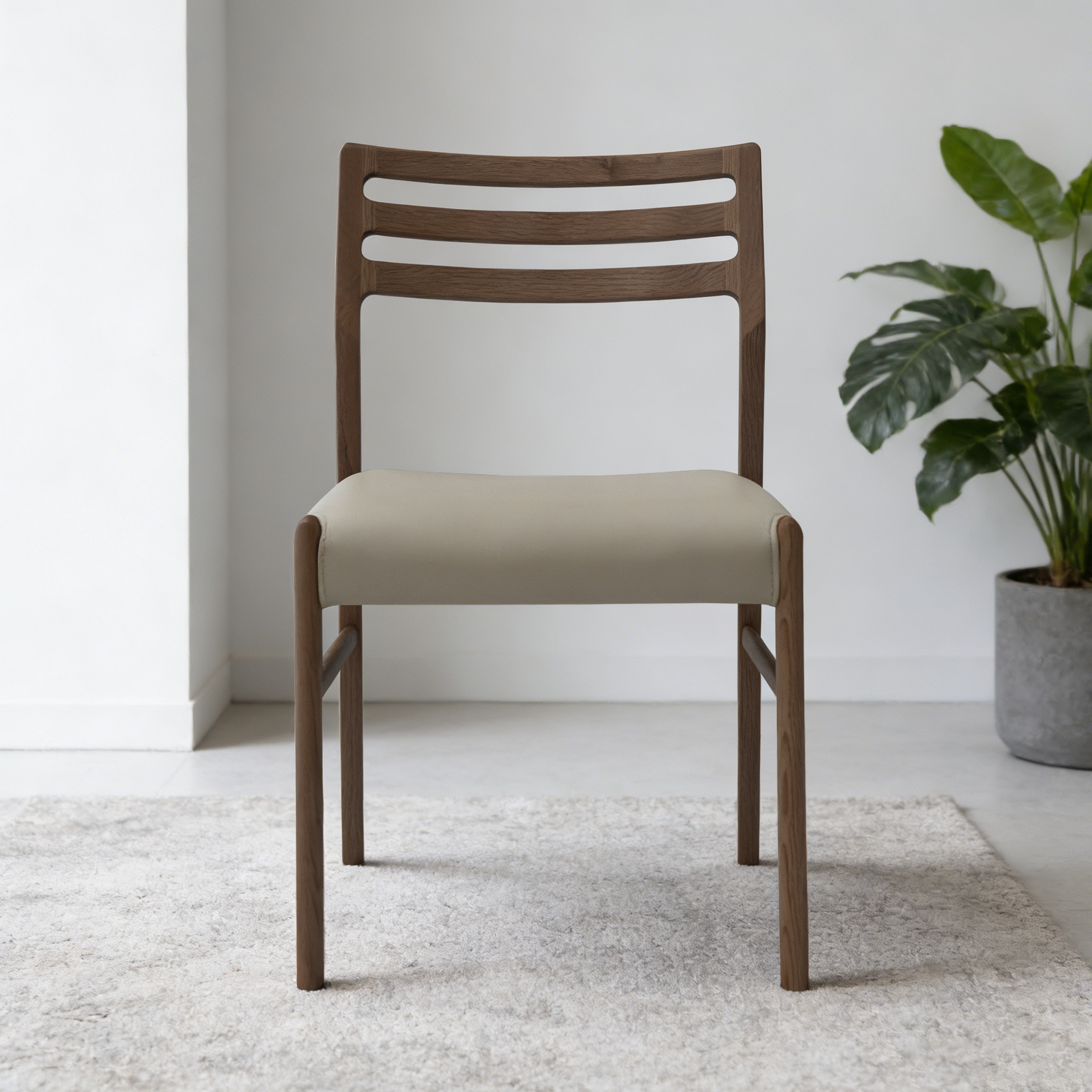 Lodi Dining Chair, Claro Walnut/Grey, Set of 2