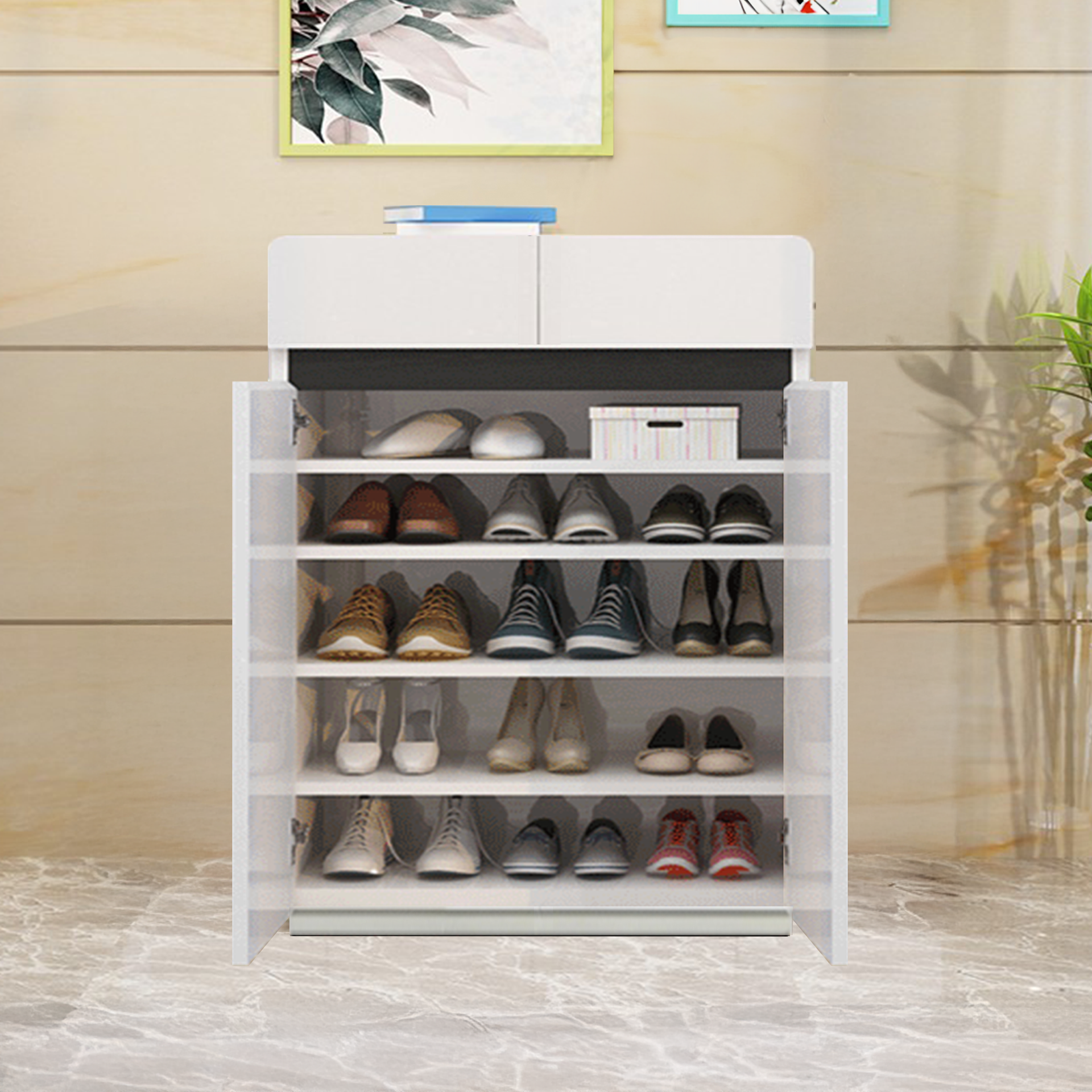 Padua 2-Door Shoe Cabinet, 1M