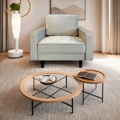 Uta One Seater sofa, Grey
