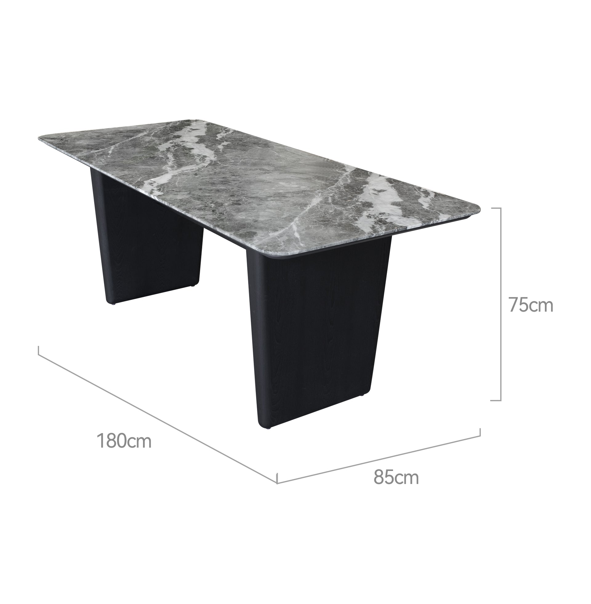 Augusta Marble Dining Table, 1.8M