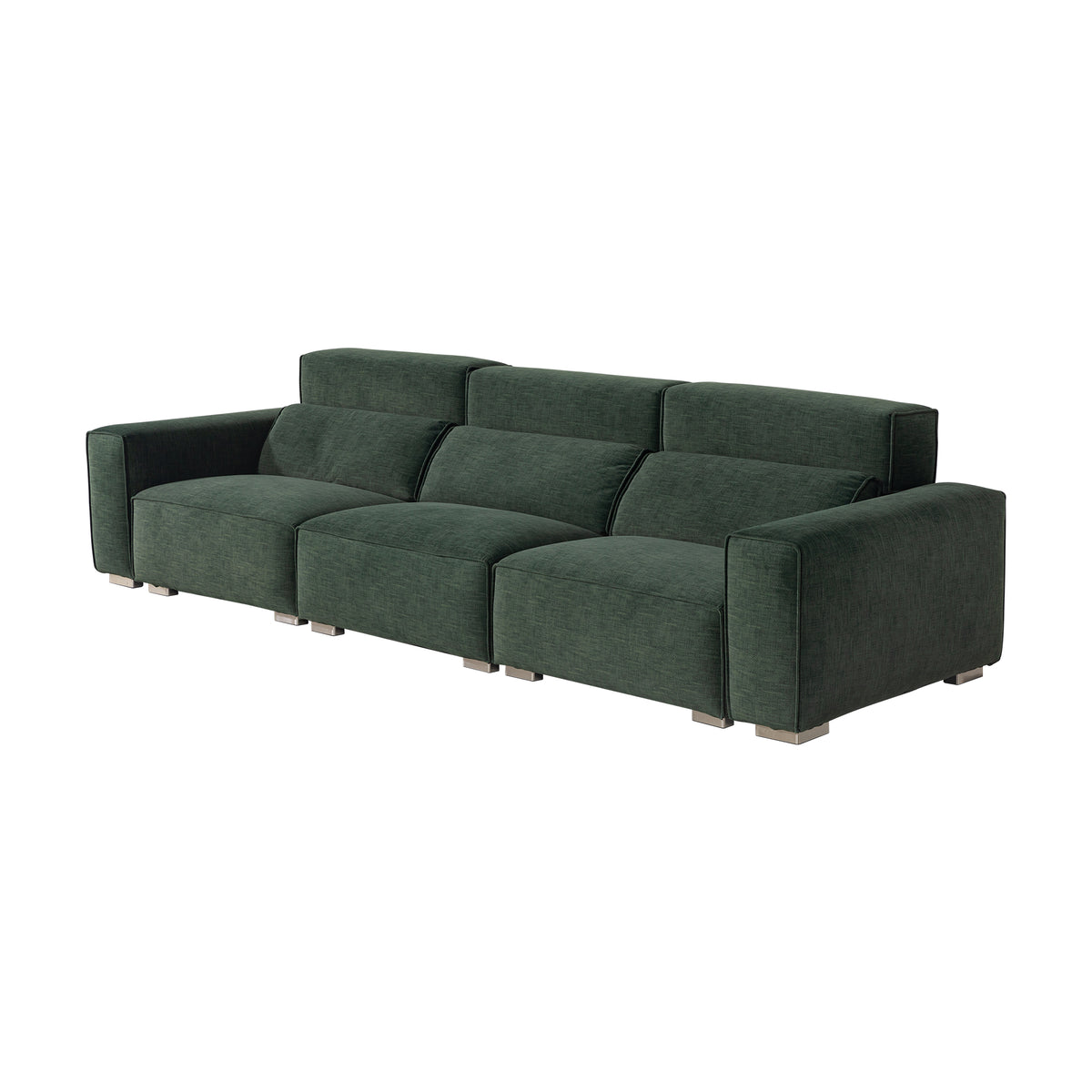 Bergamo 4-Seater Sofa, Green