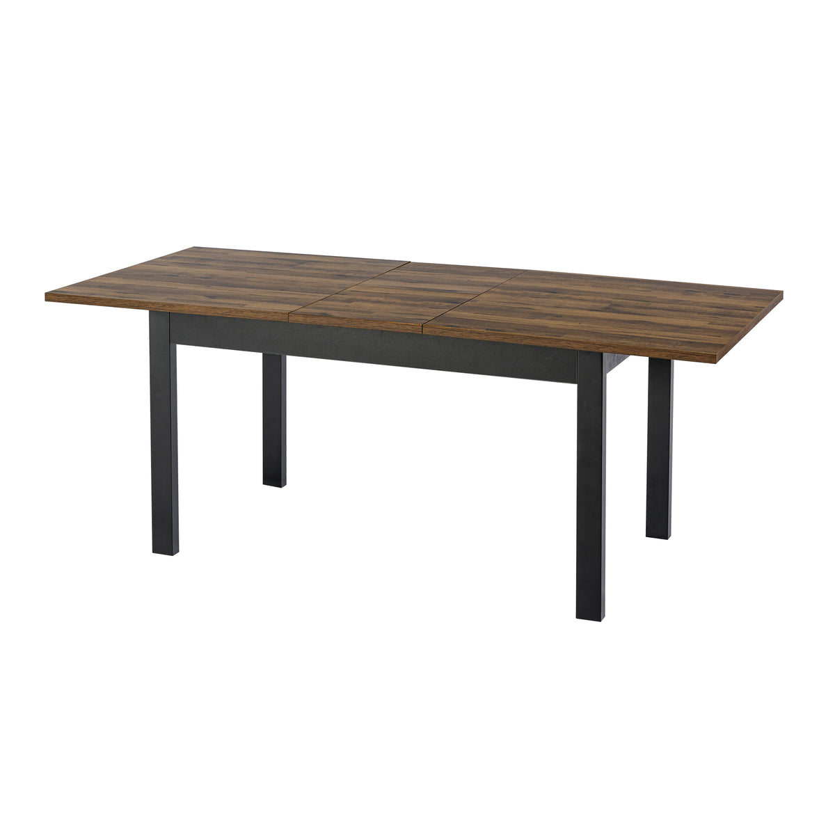 Corsi Extendable Dining Table, 1.6-2M, Elmwood & Black