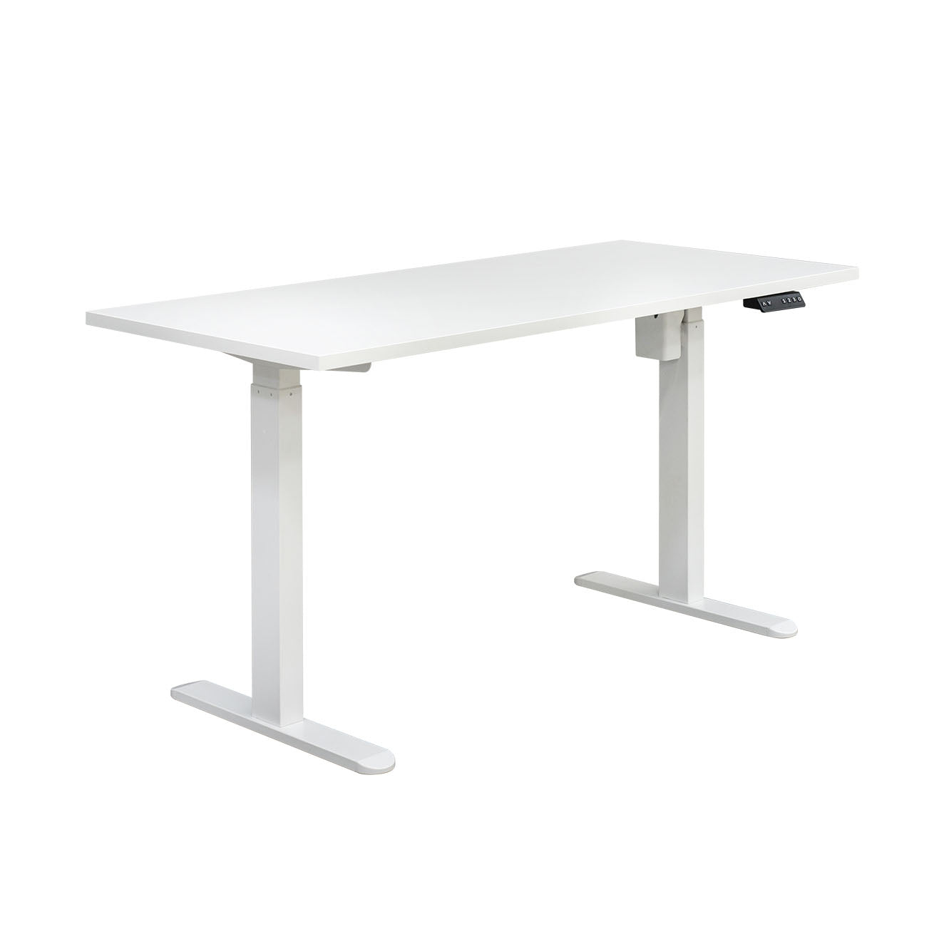Edge Electric Standing Desk, White, 1.4M