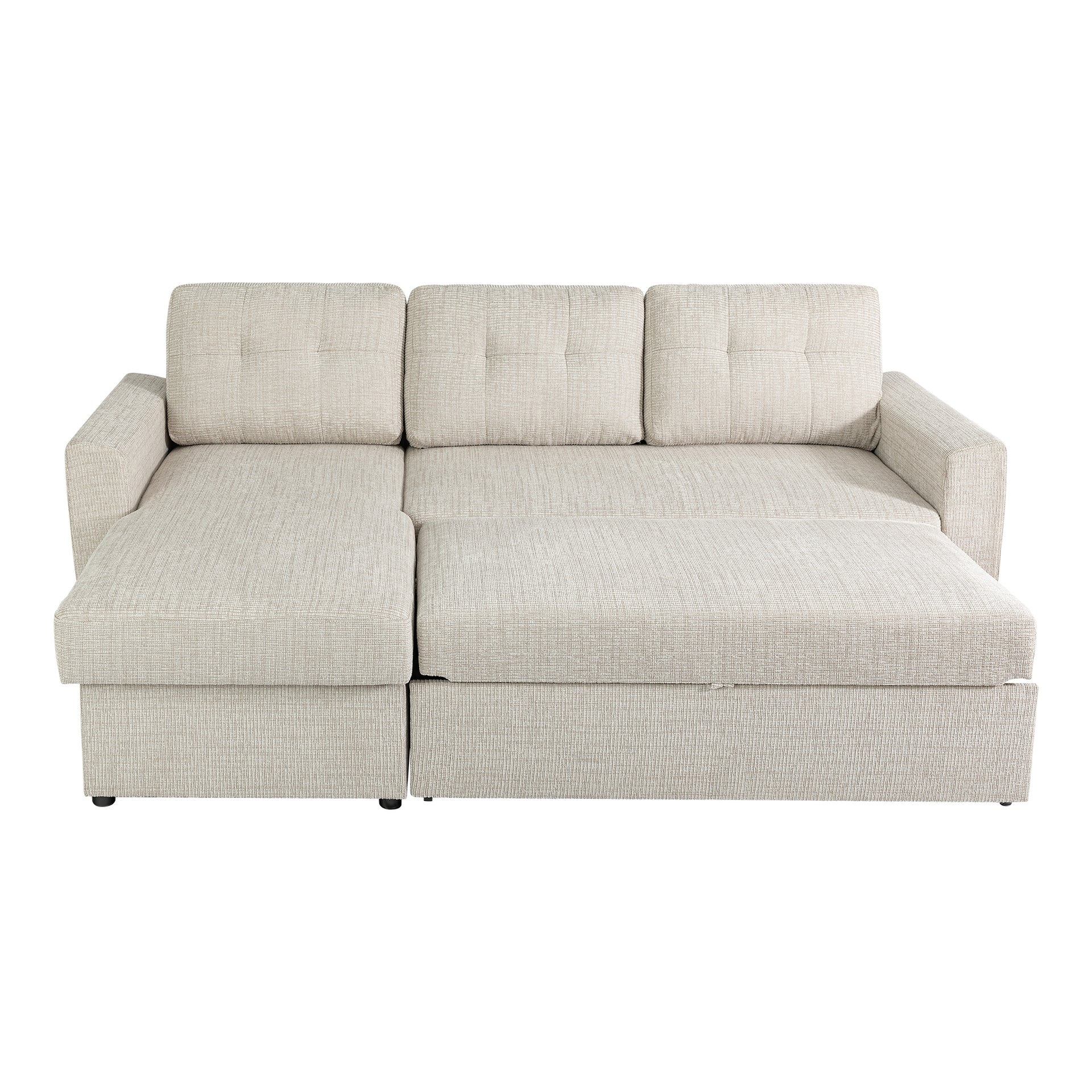Nola 3 Seater Sofa bed with Storage, Cameo