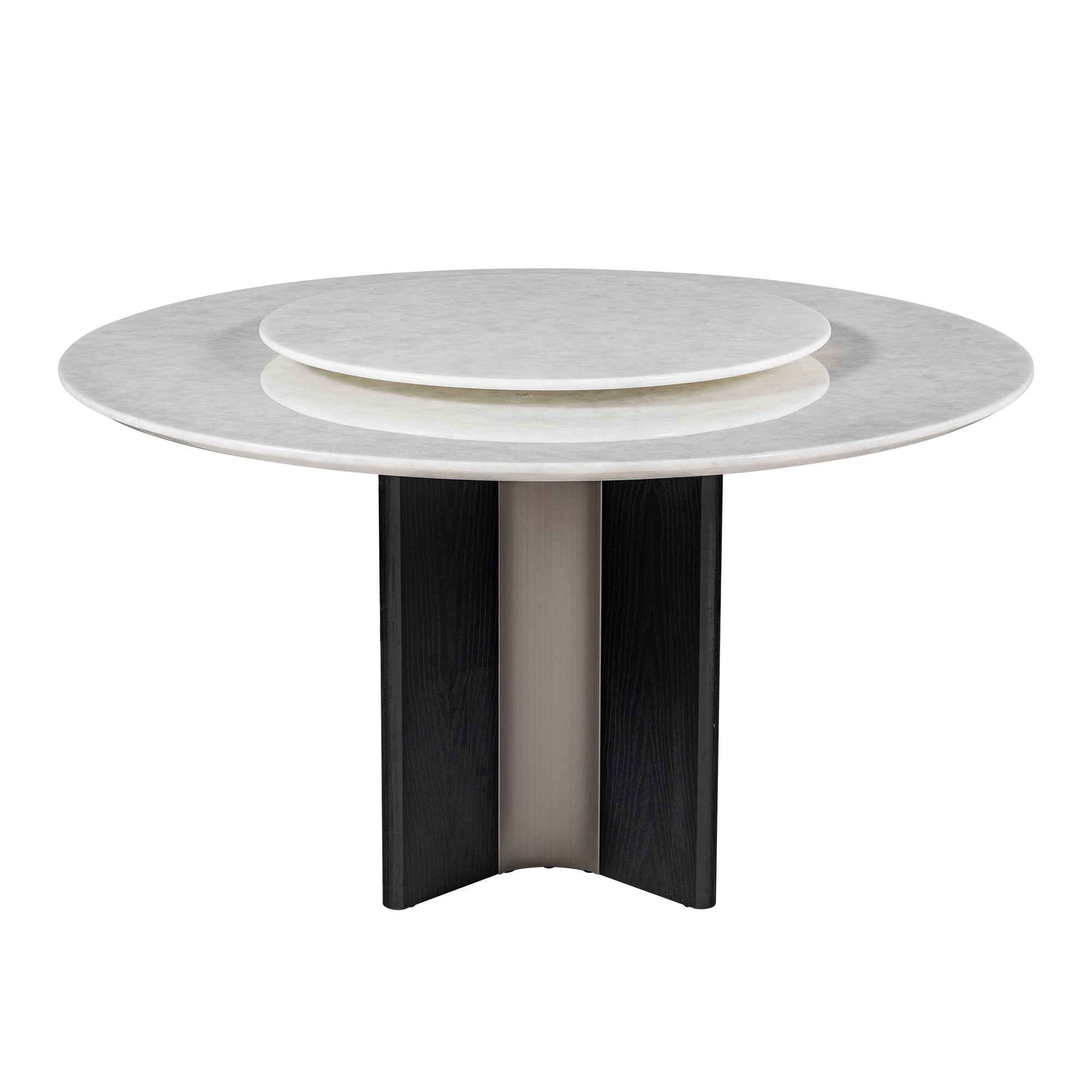 Round Dining Table, White