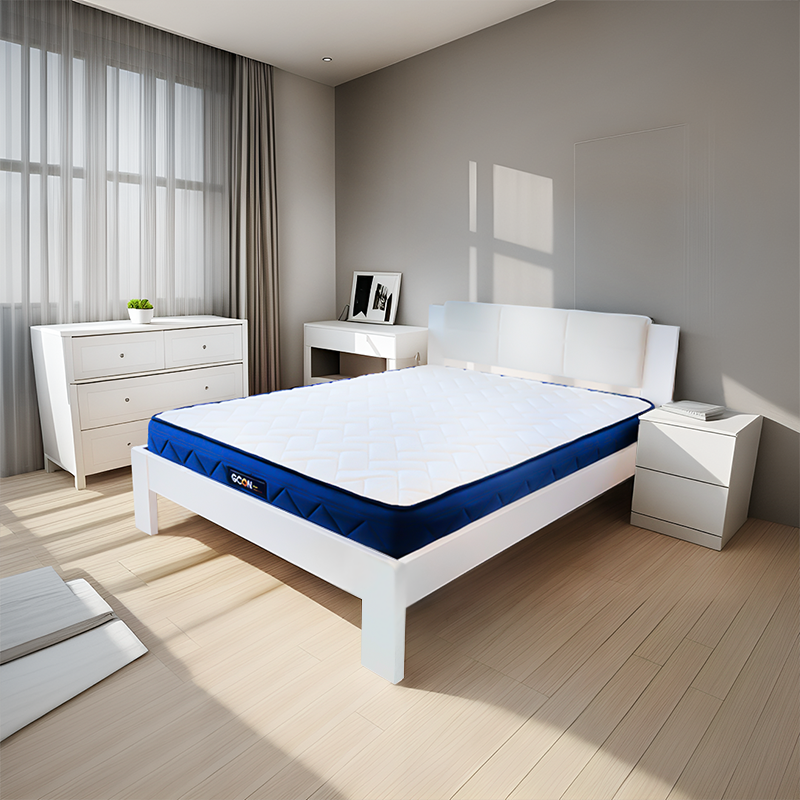 Marche bed frame, White, Queen