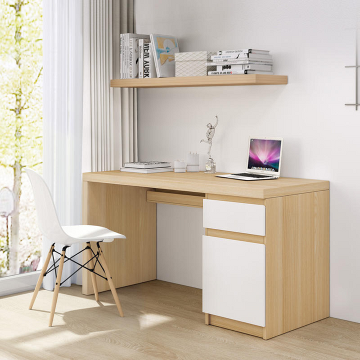 Artic Office Desk with Drawer & Cabinet - Proferlo Furniture