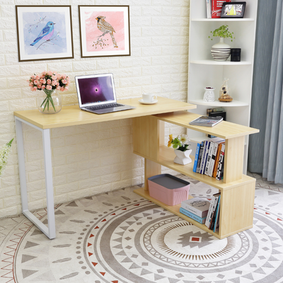 Harvard L Shaped Office Desk with Bookcase - Proferlo Furniture